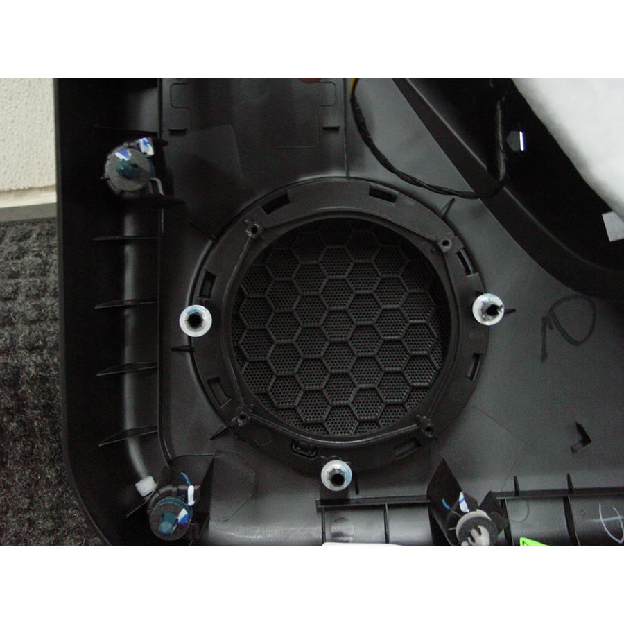2009 Cadillac SRX Rear door speaker removed