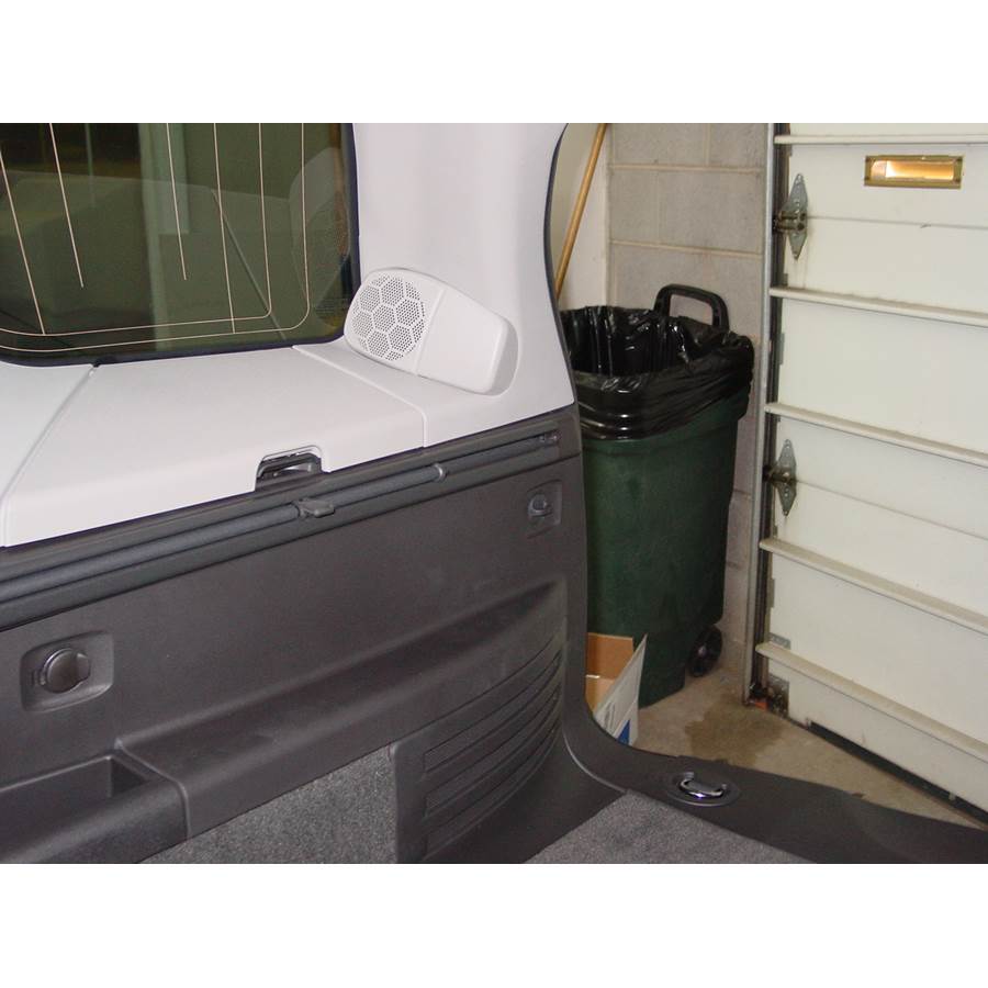 2009 Cadillac SRX Rear pillar speaker location