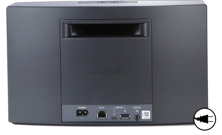 Bose® SoundTouch® 20 Series III wireless speaker AC power required (shown in black)
