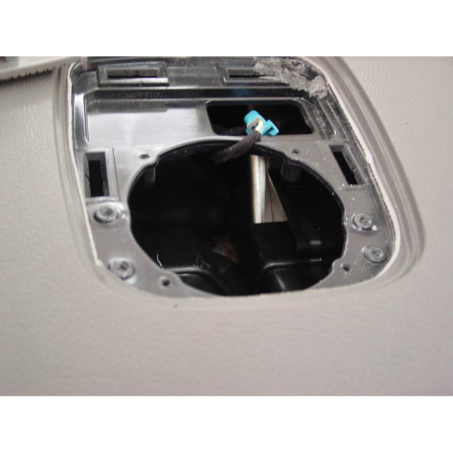 2006 Cadillac DTS Center dash speaker removed