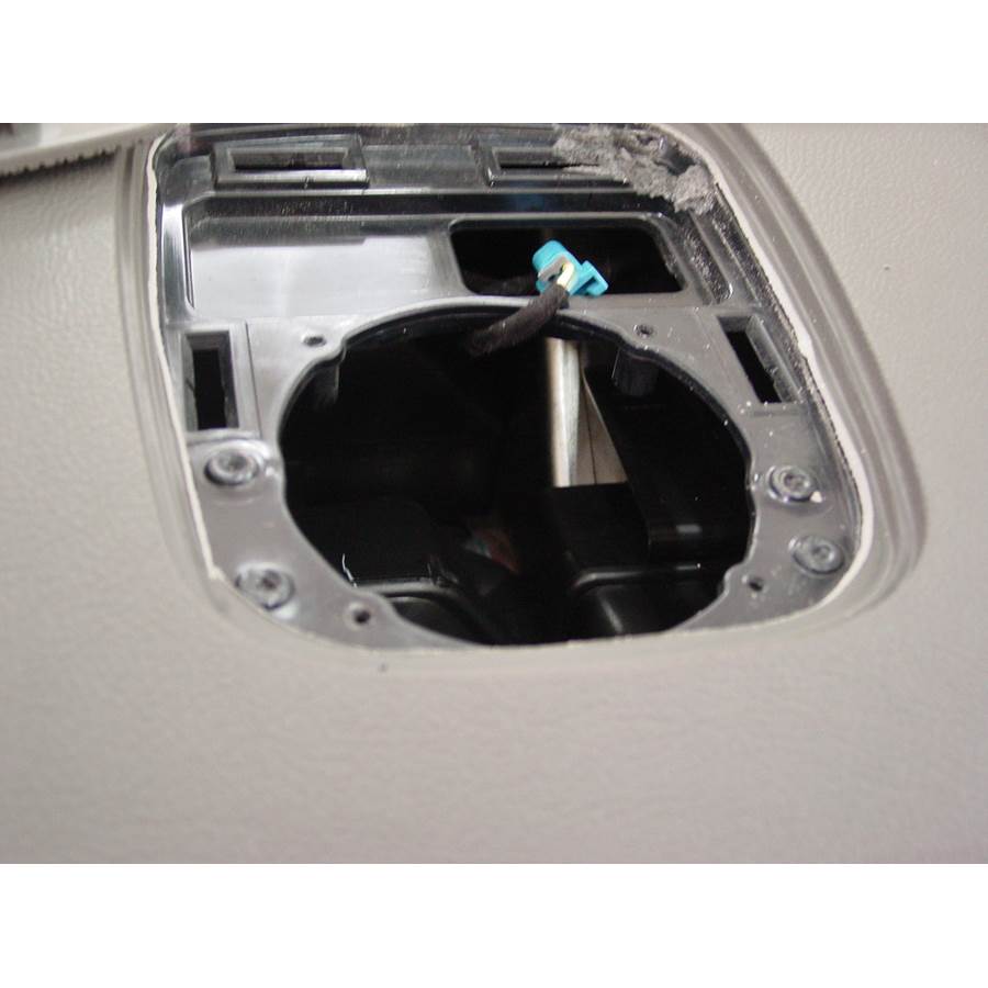 2007 Cadillac DTS Center dash speaker removed
