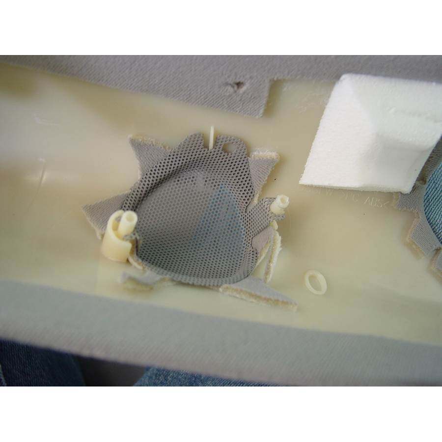 2011 Cadillac DTS Front pillar speaker removed
