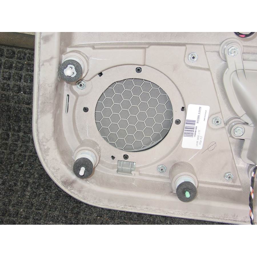 2006 Cadillac DTS Rear door speaker removed