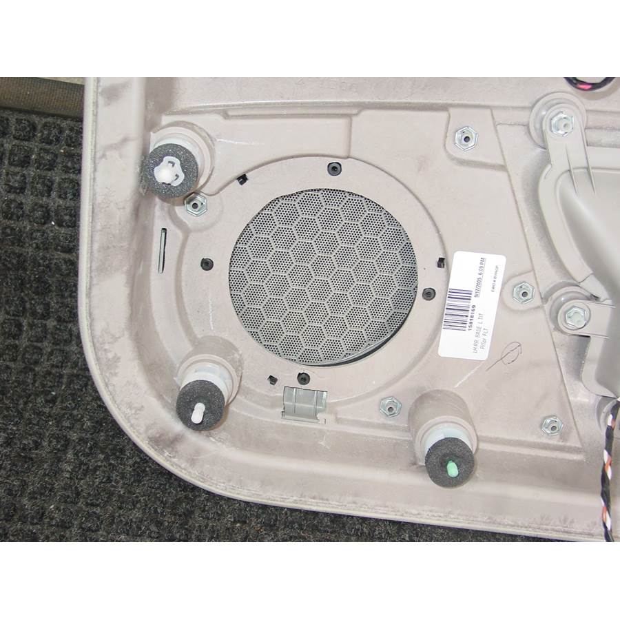 2007 Cadillac DTS Rear door speaker removed