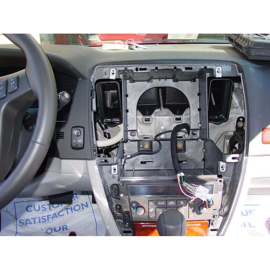 2007 Cadillac STS Factory radio removed
