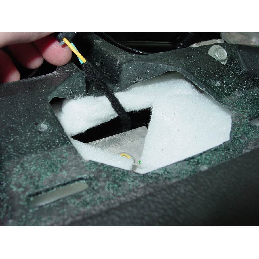 2006 Cadillac STS Center dash speaker removed
