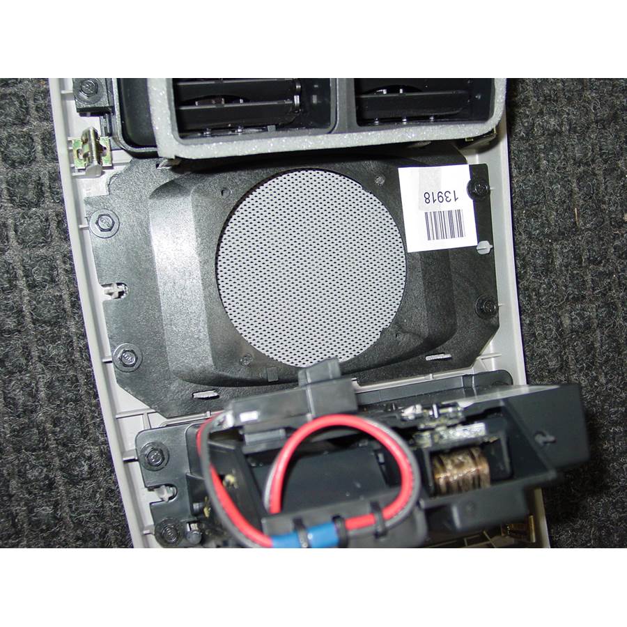 2006 Cadillac STS Center console speaker removed