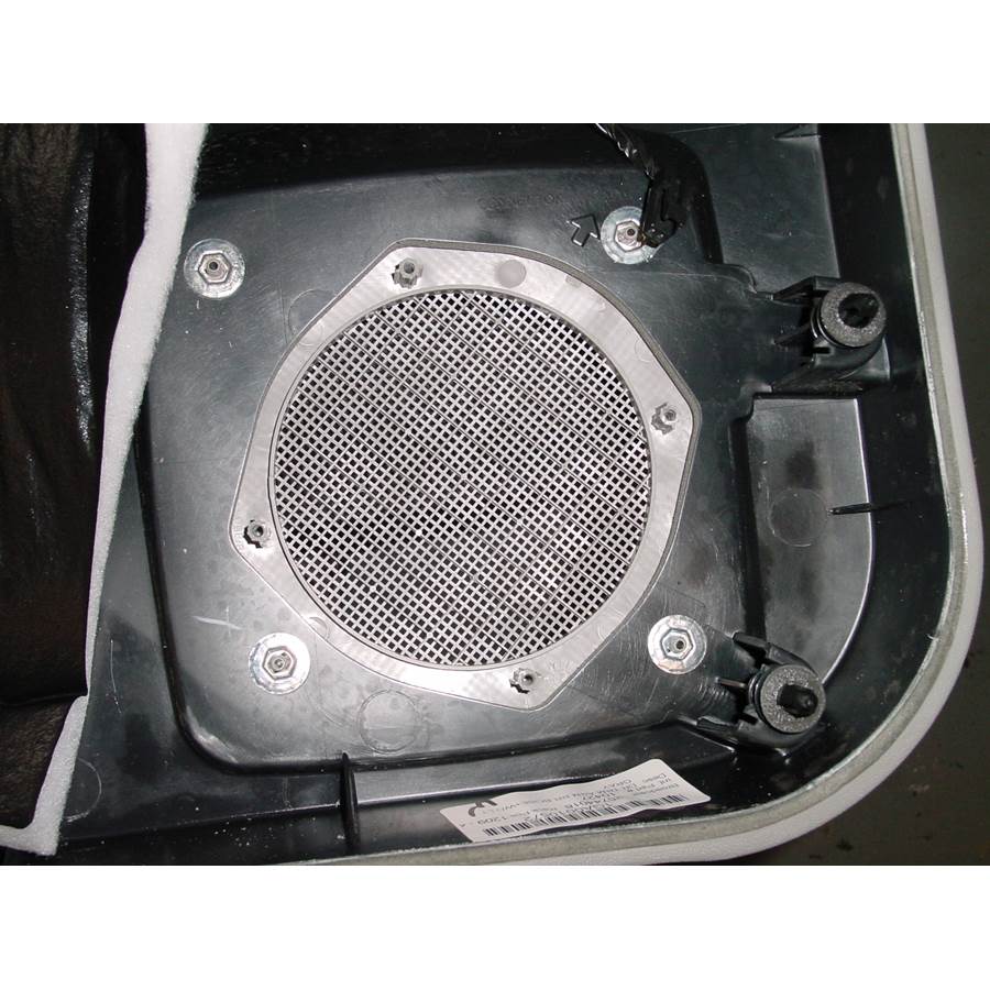 2003 Cadillac CTS Rear door speaker removed