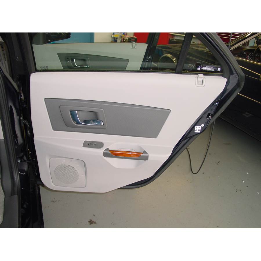 2007 Cadillac CTS Rear door speaker location