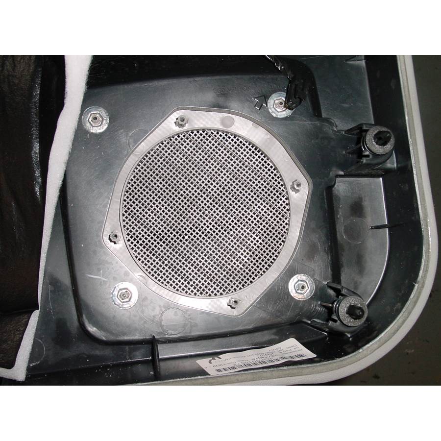 2007 Cadillac CTS Rear door speaker removed