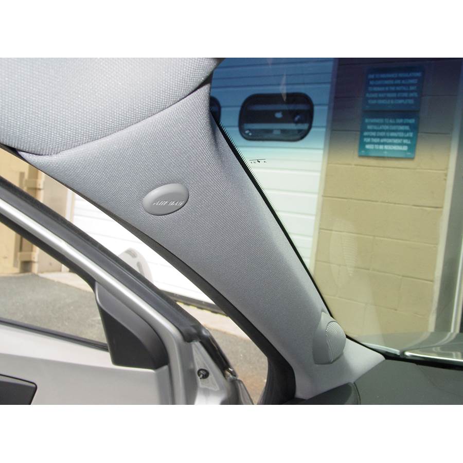 2003 Cadillac CTS Front pillar speaker location