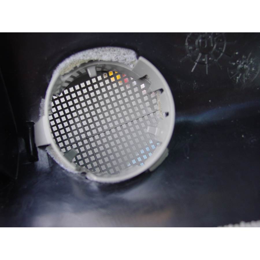 2003 Cadillac CTS Front pillar speaker removed