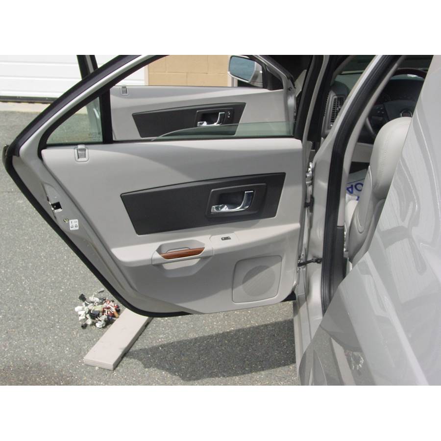 2004 Cadillac CTS Rear door speaker location