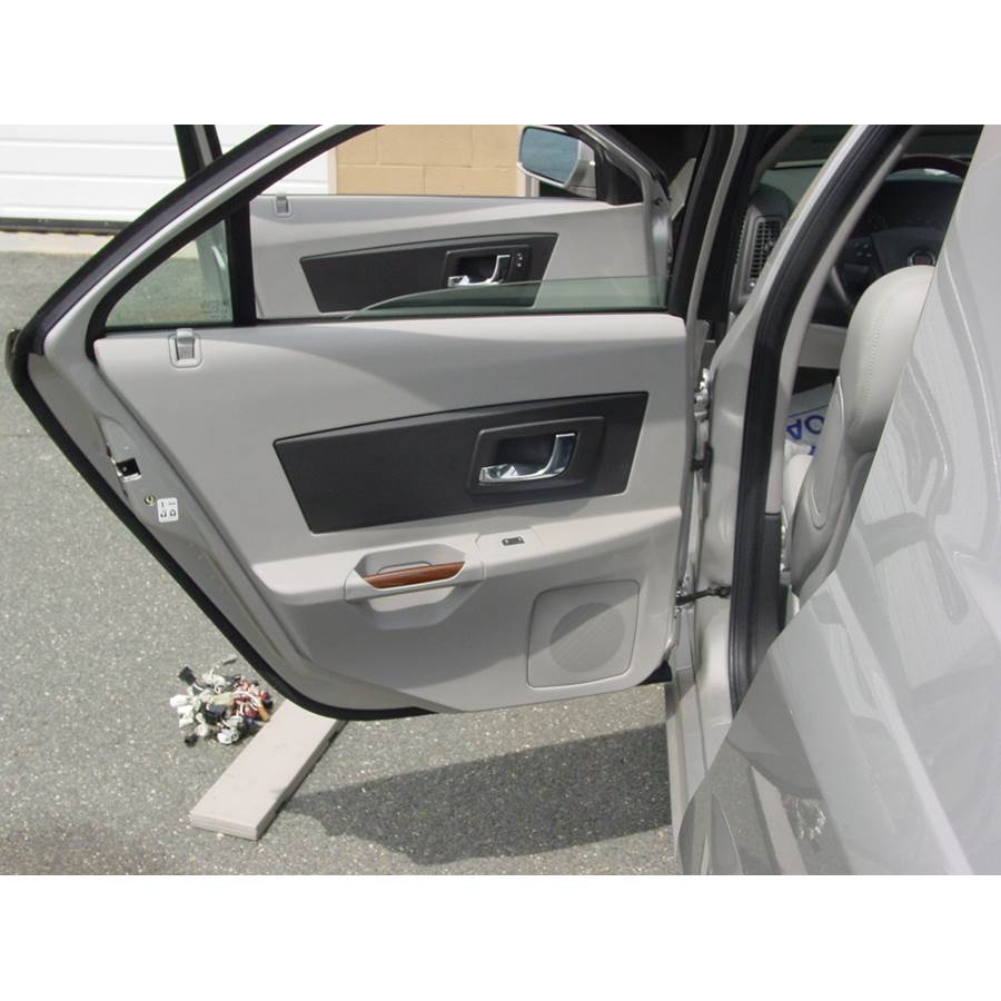 2005 Cadillac CTS Rear door speaker location
