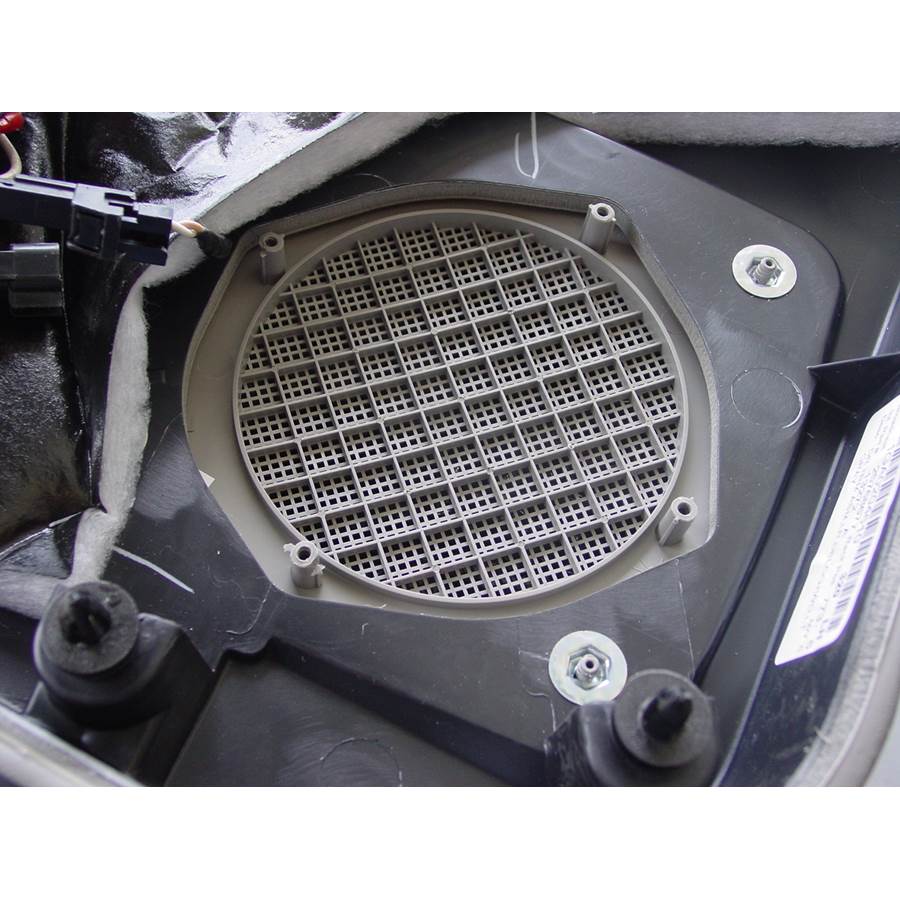 2005 Cadillac CTS Rear door speaker removed