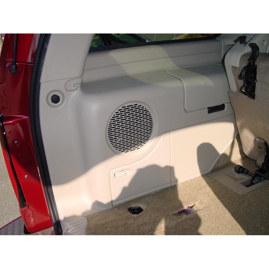 2002 Cadillac Escalade Far-rear side speaker location