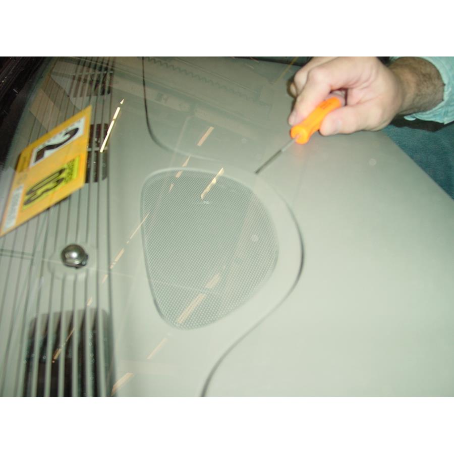 2000 Cadillac DeVille Center dash speaker location