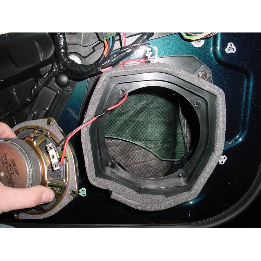 2001 Cadillac DeVille Front speaker removed