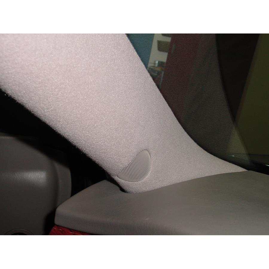 2002 Cadillac DeVille Front pillar speaker location