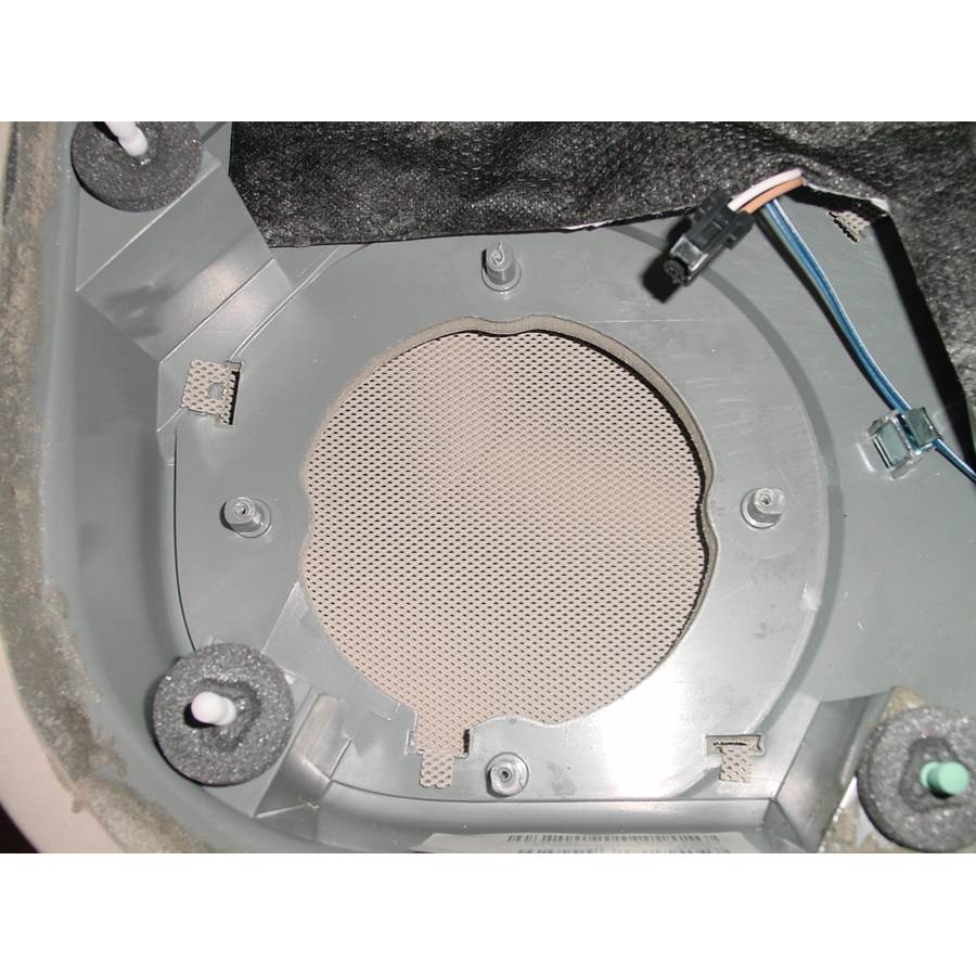 2000 Cadillac DeVille Rear door speaker removed