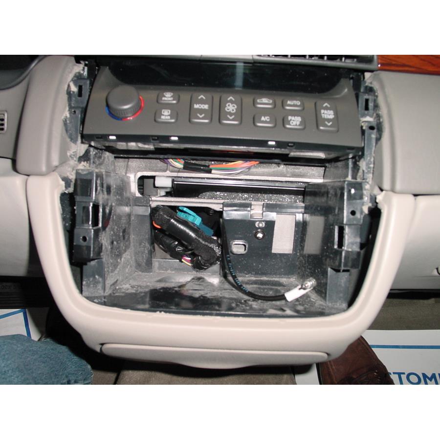 2002 Cadillac DeVille Factory radio removed