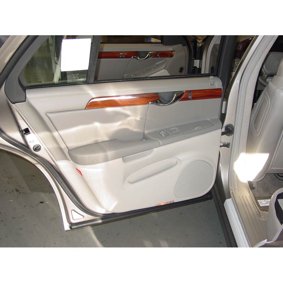 2003 Cadillac DeVille Rear door speaker location
