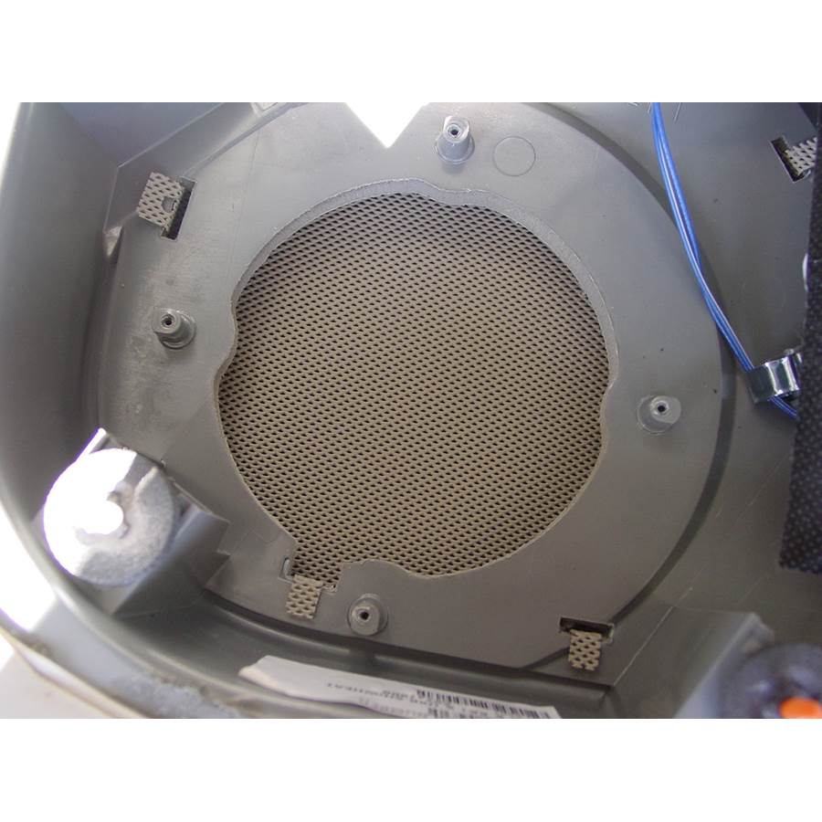 2005 Cadillac DeVille Rear door speaker removed
