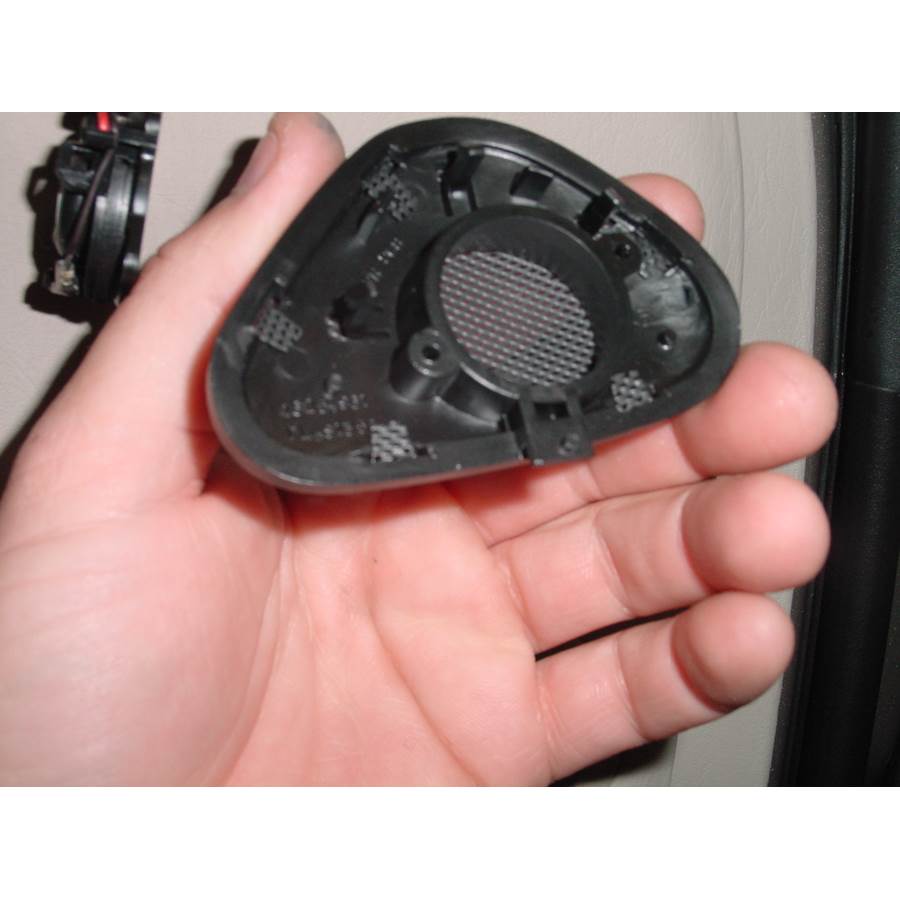 2002 Cadillac Seville Front door tweeter removed