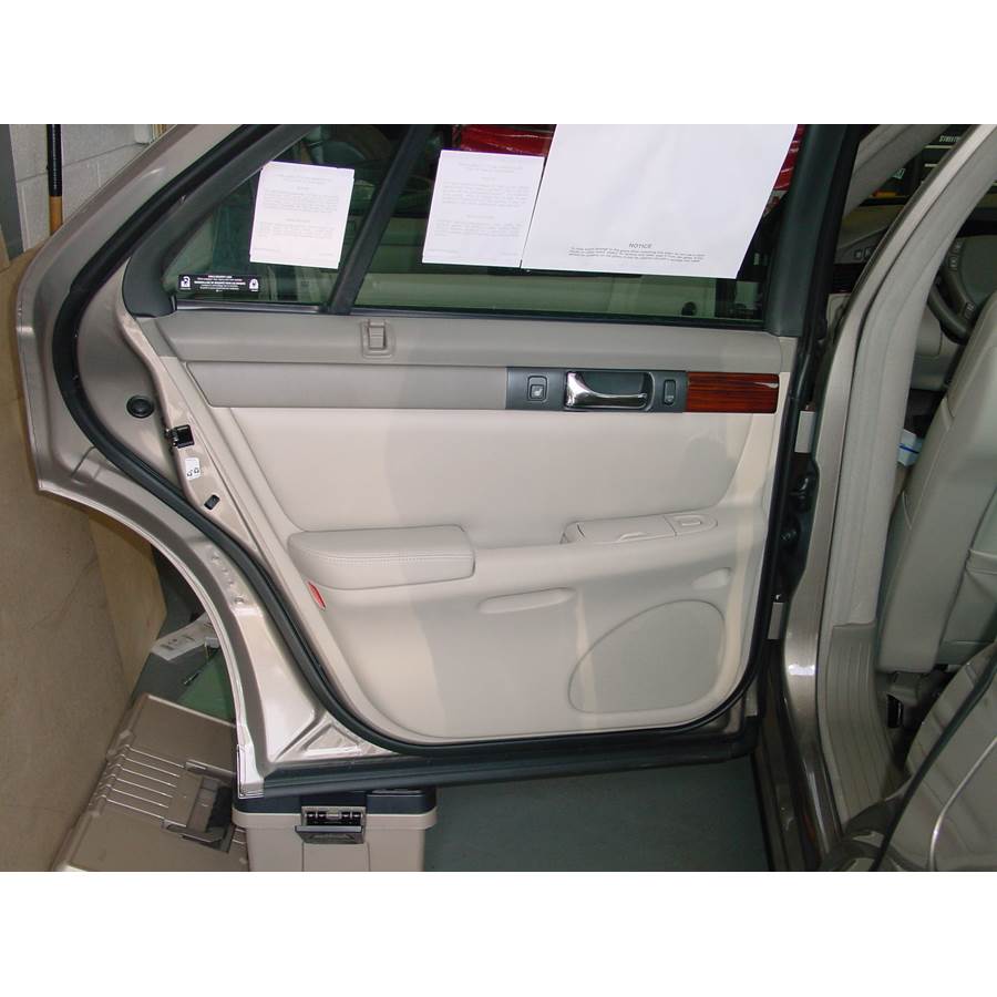 2002 Cadillac Seville Rear door speaker location