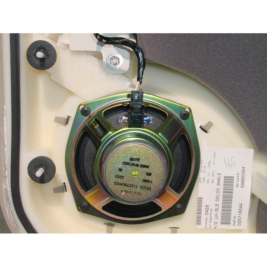 2003 Cadillac Seville Rear door speaker