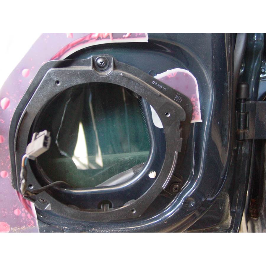 2001 Cadillac Catera Front door woofer removed