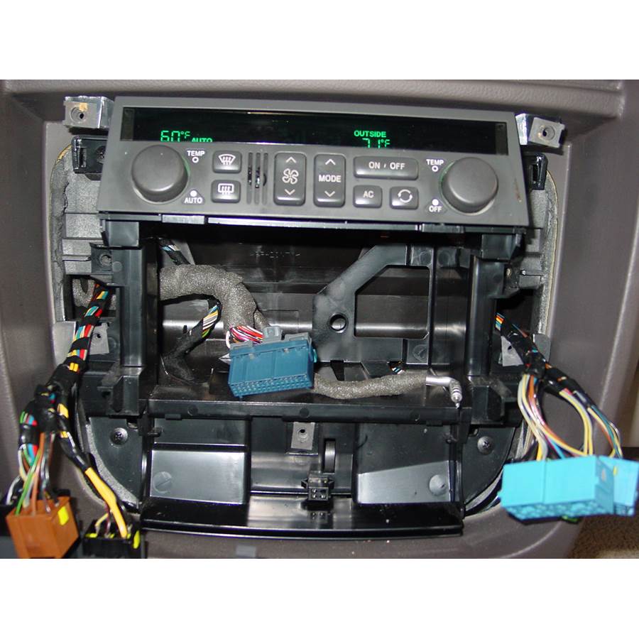 2001 Cadillac Catera Factory radio removed