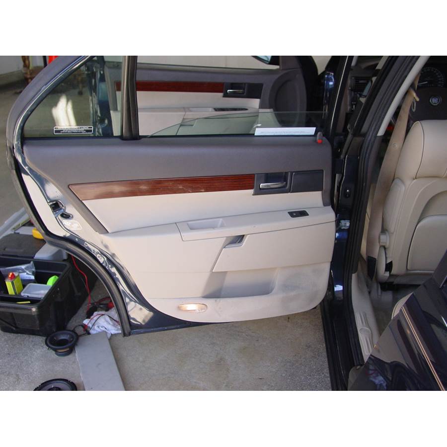 2001 Cadillac Catera Rear door speaker location
