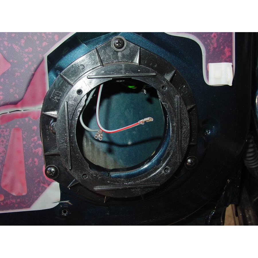 2001 Cadillac Catera Rear door speaker removed