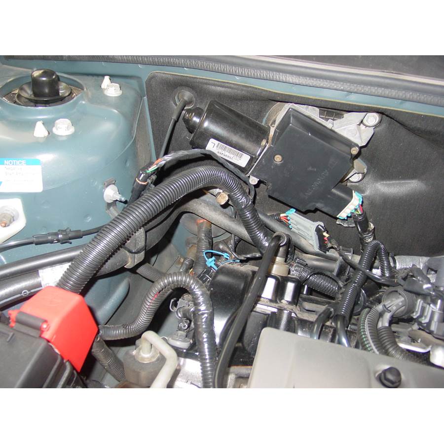 2001 Cadillac Seville Firewall access