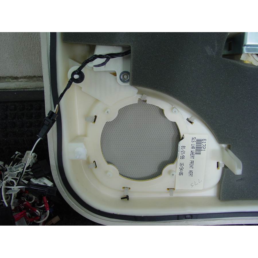 2001 Cadillac Seville Rear door speaker removed