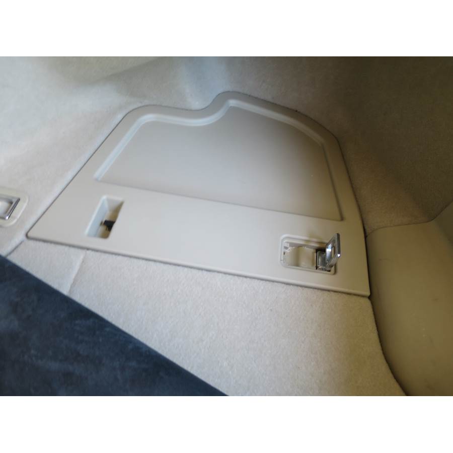2011 Lexus IS350C Factory amplifier location