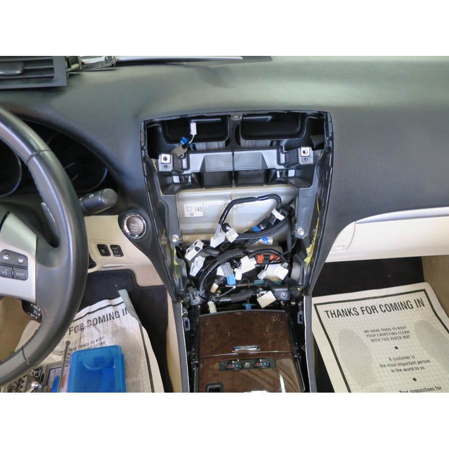 2012 Lexus IS350C Factory radio removed