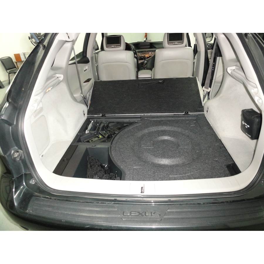 2011 Lexus RX450H Factory amplifier location