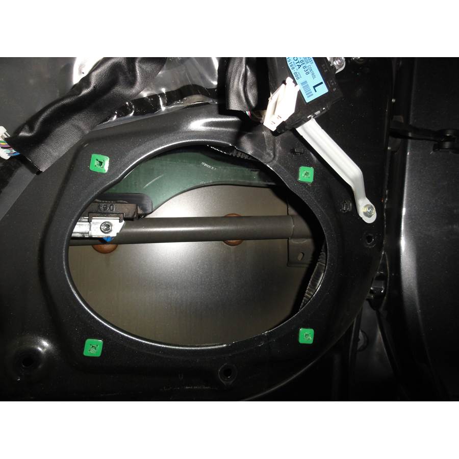 2011 Lexus RX450H Front door woofer removed