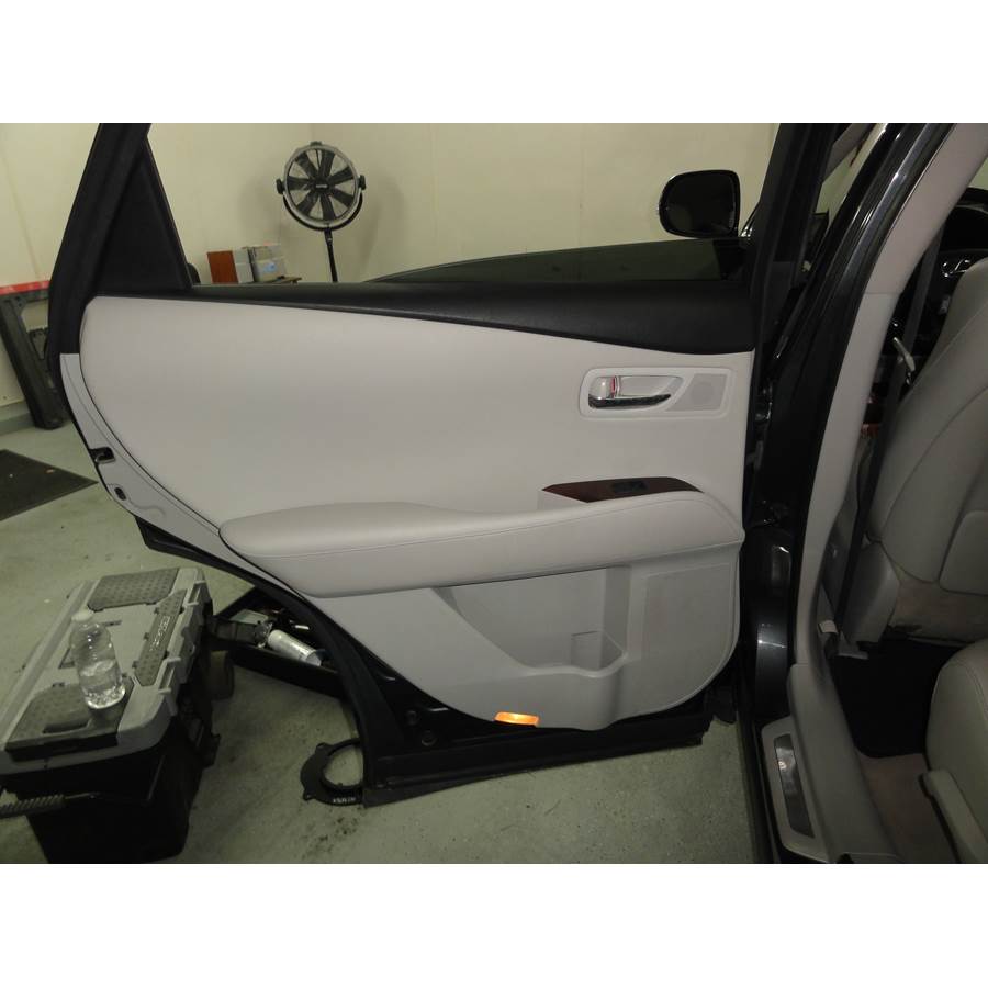 2011 Lexus RX450H Rear door speaker location