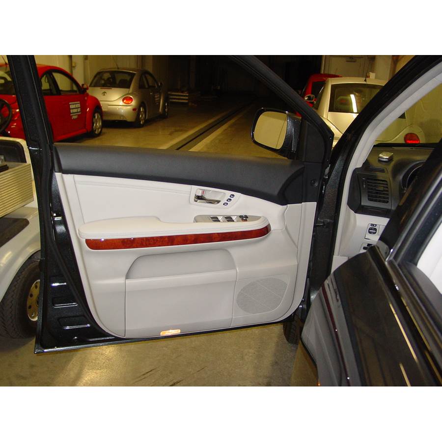 2008 Lexus RX350 Front door speaker location