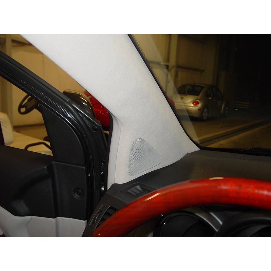 2007 Lexus RX400H Front pillar speaker location