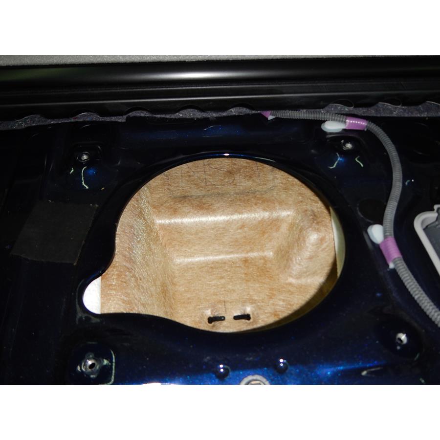 2012 Lexus LS600hL Rear deck center speaker removed