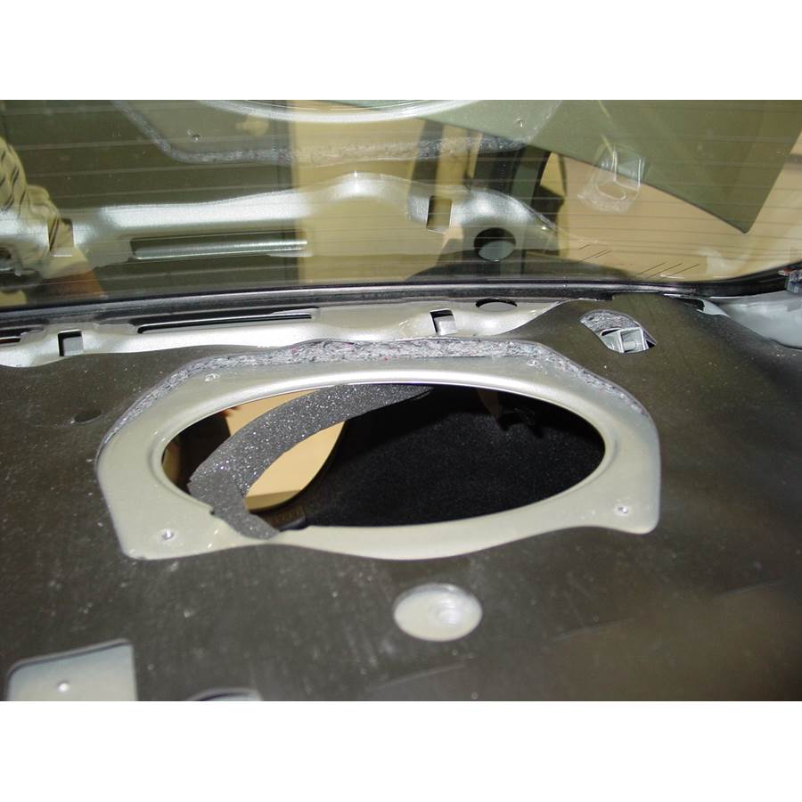 2002 Lexus IS300 Rear deck speaker removed