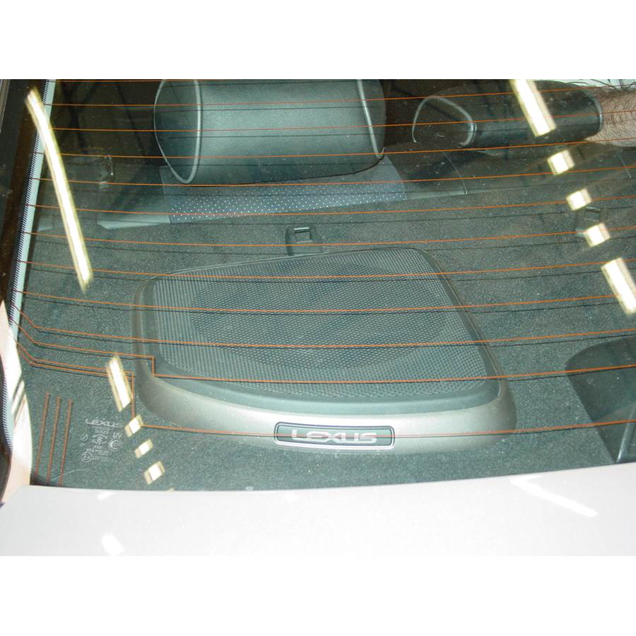 2004 Lexus IS300 Rear deck speaker location