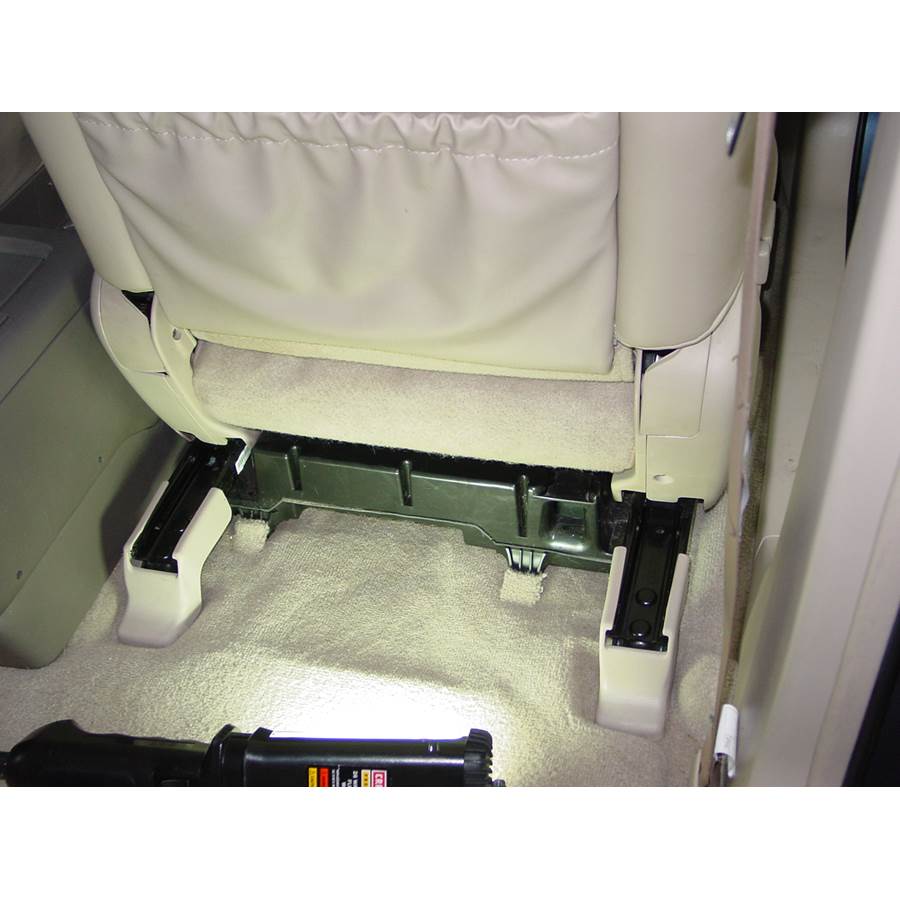 1999 Lexus RX300 Under front seat speaker location