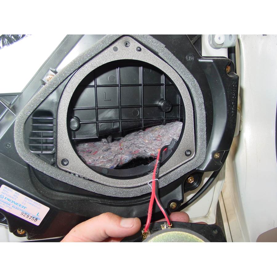 1998 Lexus LX470 Rear door speaker removed