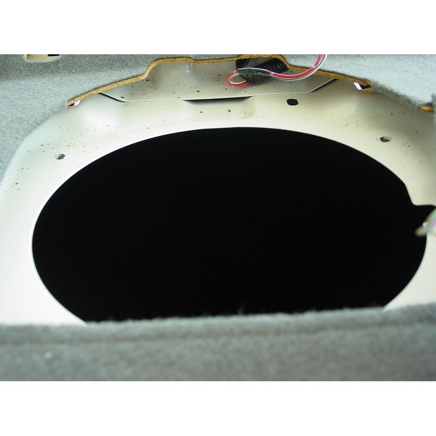 2001 Lexus ES300 Rear deck center speaker removed