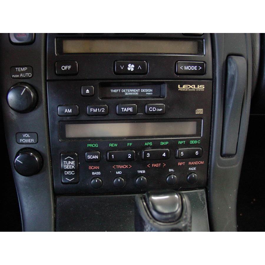 1998 Lexus SC400 Factory Radio